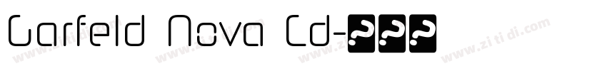 Garfeld Nova Cd字体转换 Garfeld Nova Cd字体转换